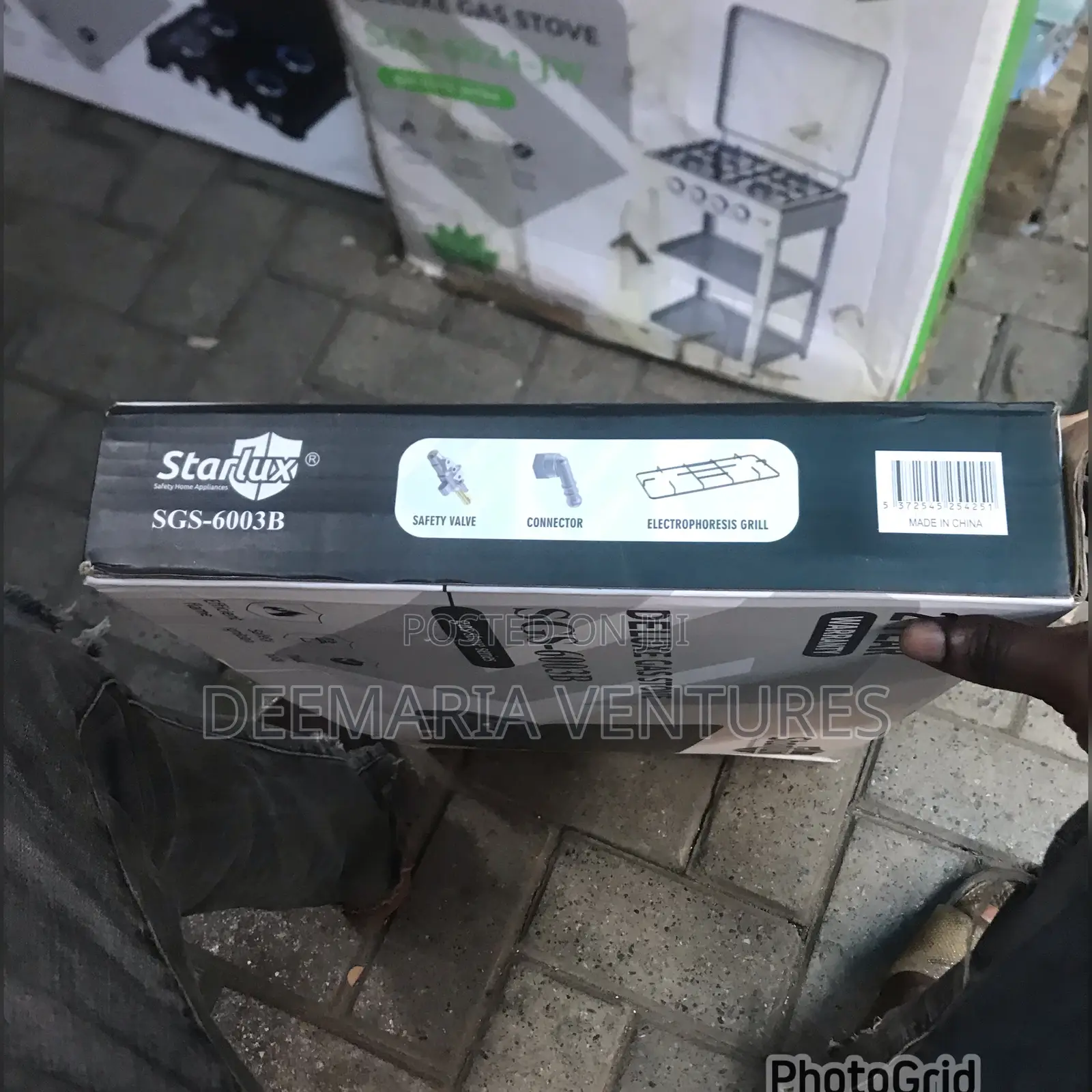 Starlux 3 Burner Deluxe Gas Stove (Sgs6003b) in Dansoman Kitchen