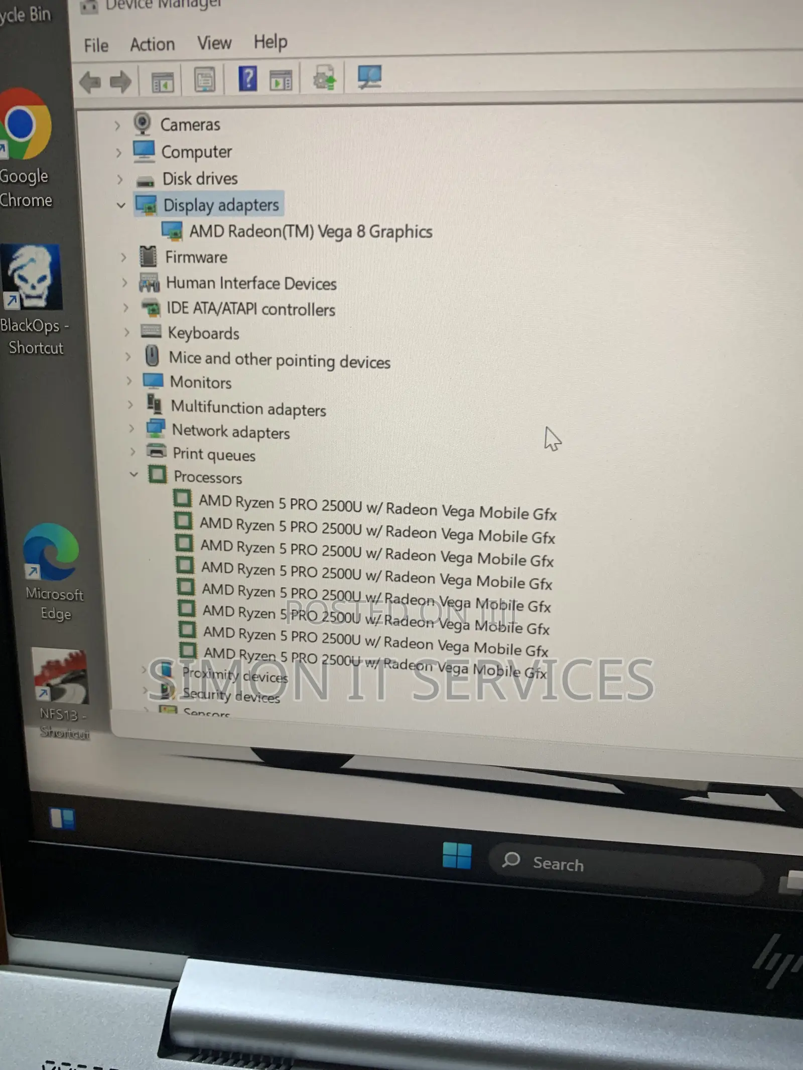 Laptop HP EliteBook 745 G5 8GB AMD Ryzen 5 SSD 256GB