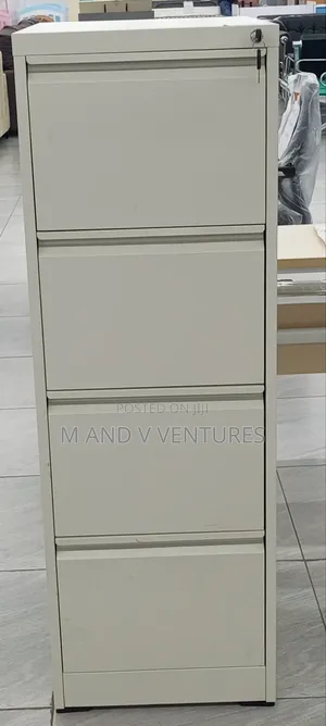 4 Drawer Cabinet Light Gray