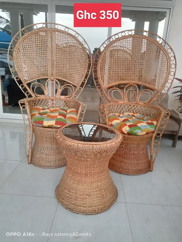 Rattan Bridal Chairs for Rustic Setups