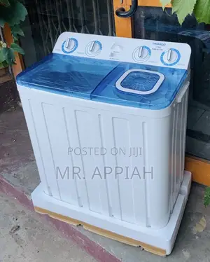 Twin Tub Electric Nasco 7kg Semi-Auto Washing Machine.
