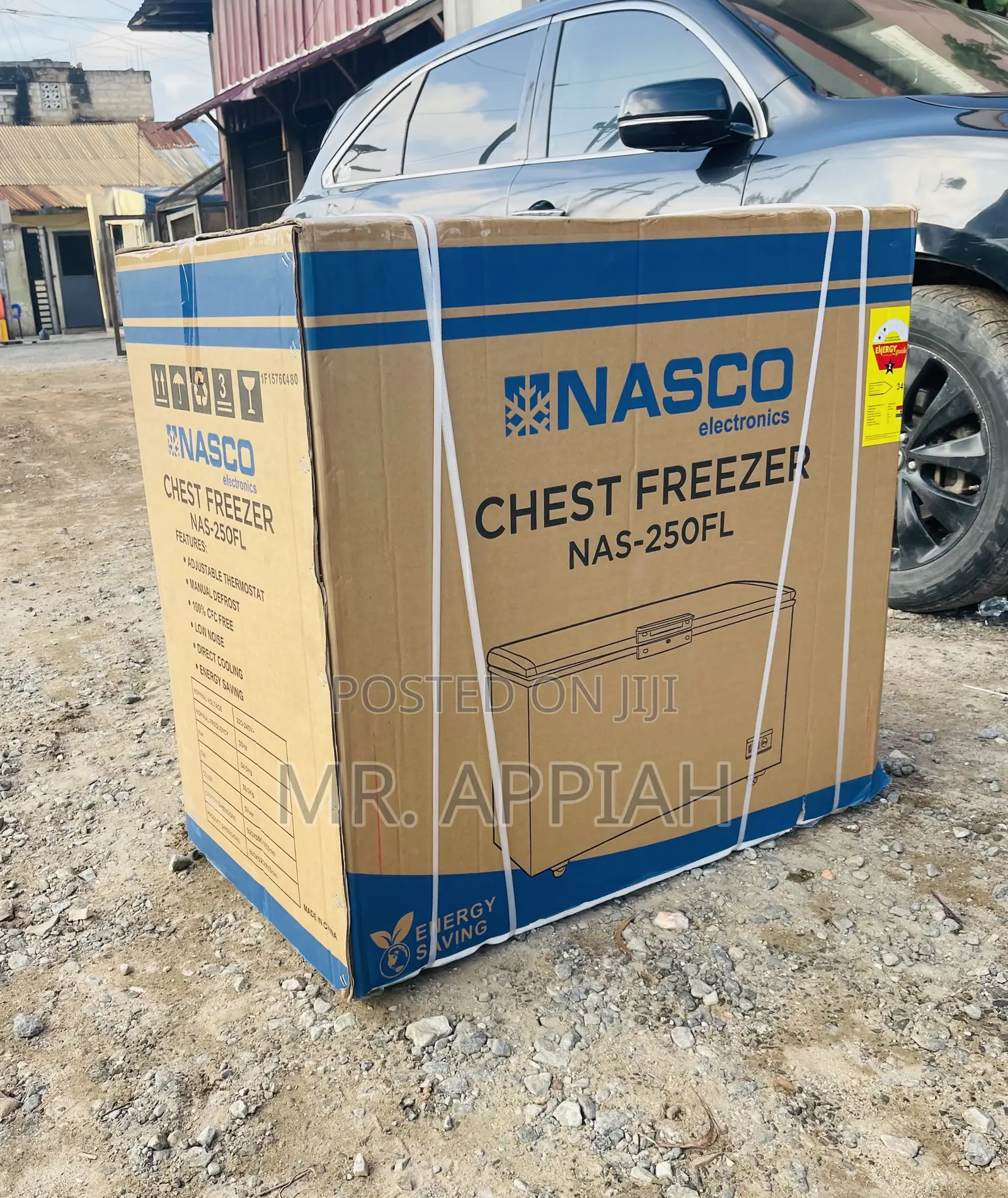 Order Authentic Nasco 200l 1 Door Freezer(Nas-250fl)Gray