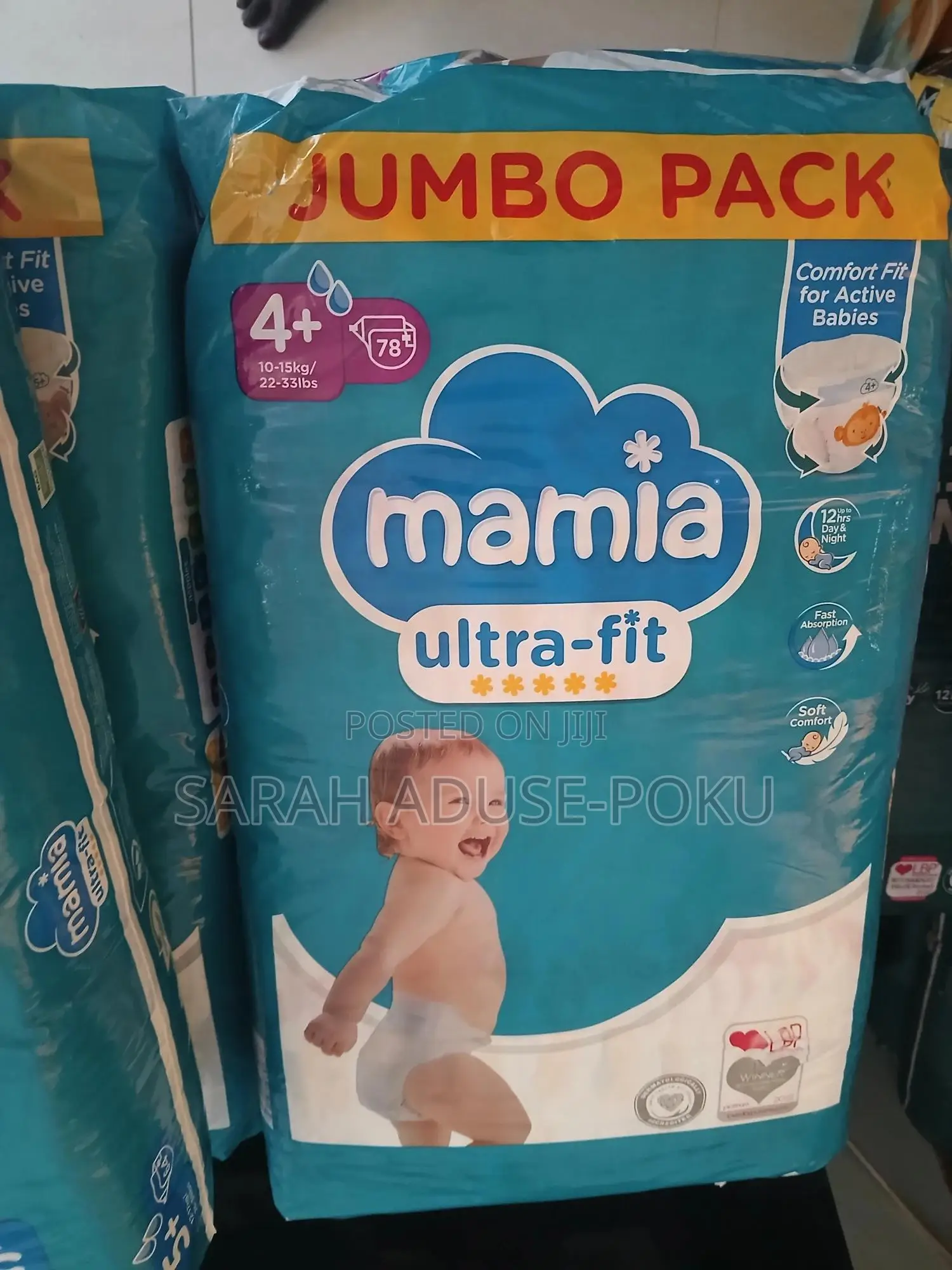 Mamia Diapers Size 1,2,3,4,4+,5,5+