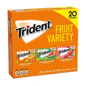Trident Fruit Variety Pack Sugar Free Gum