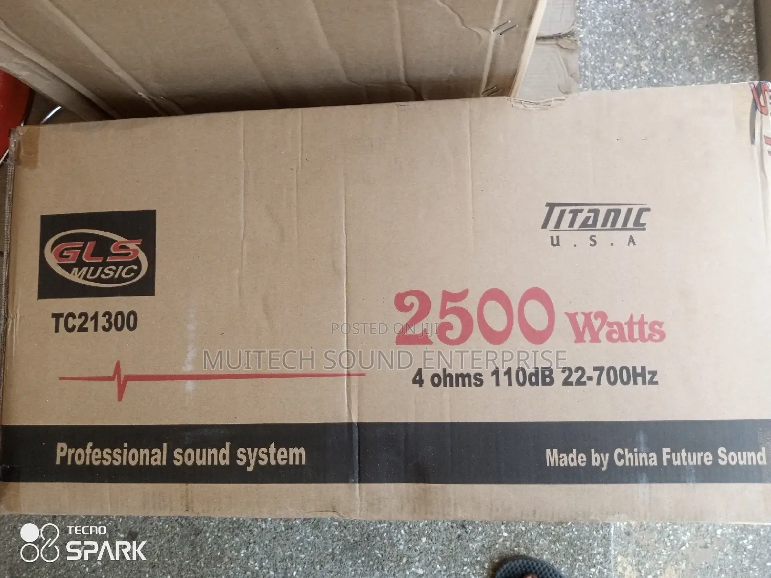Titanic Naked Speaker '21'