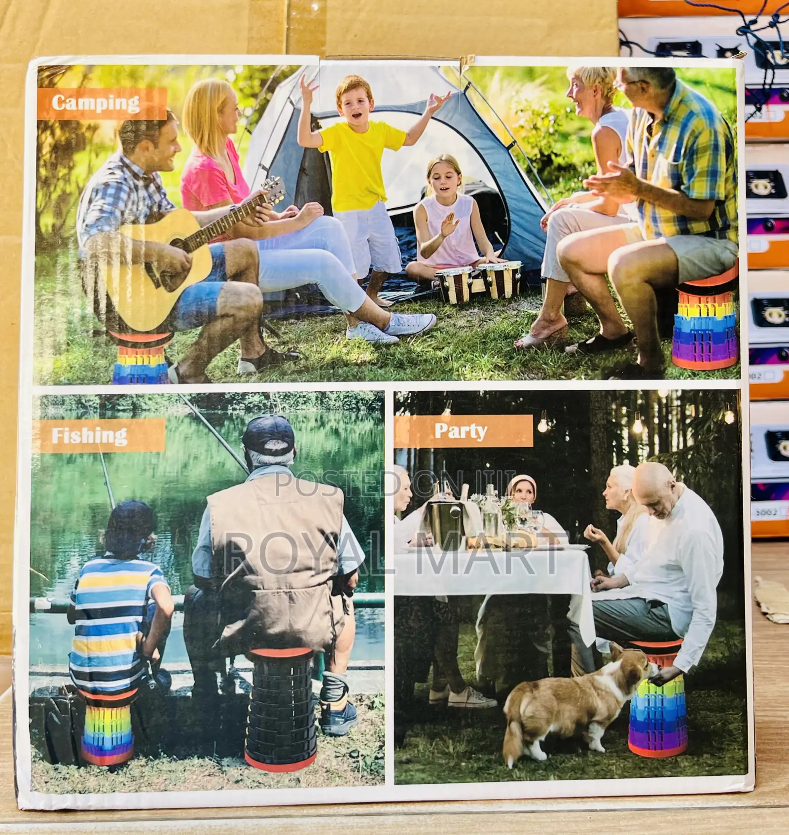 Foldable Extension Camping Stool