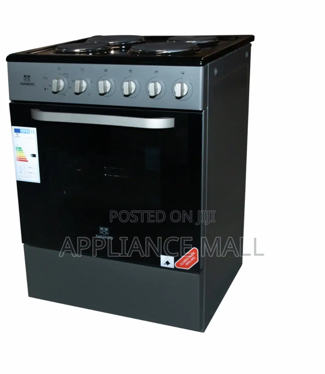 Nasco 4 Burner Electric Hob With Oven