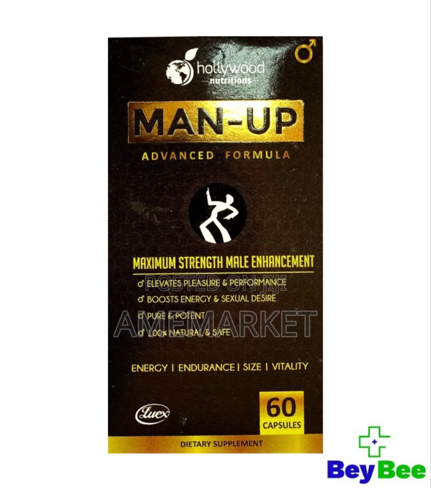 Man-Up Dietary Supplement Capsule Boost Male Sexual Wellness