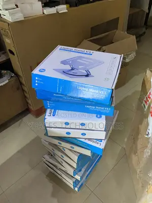 Adjustable Laptop Stand With 360 Rotating Base Metal