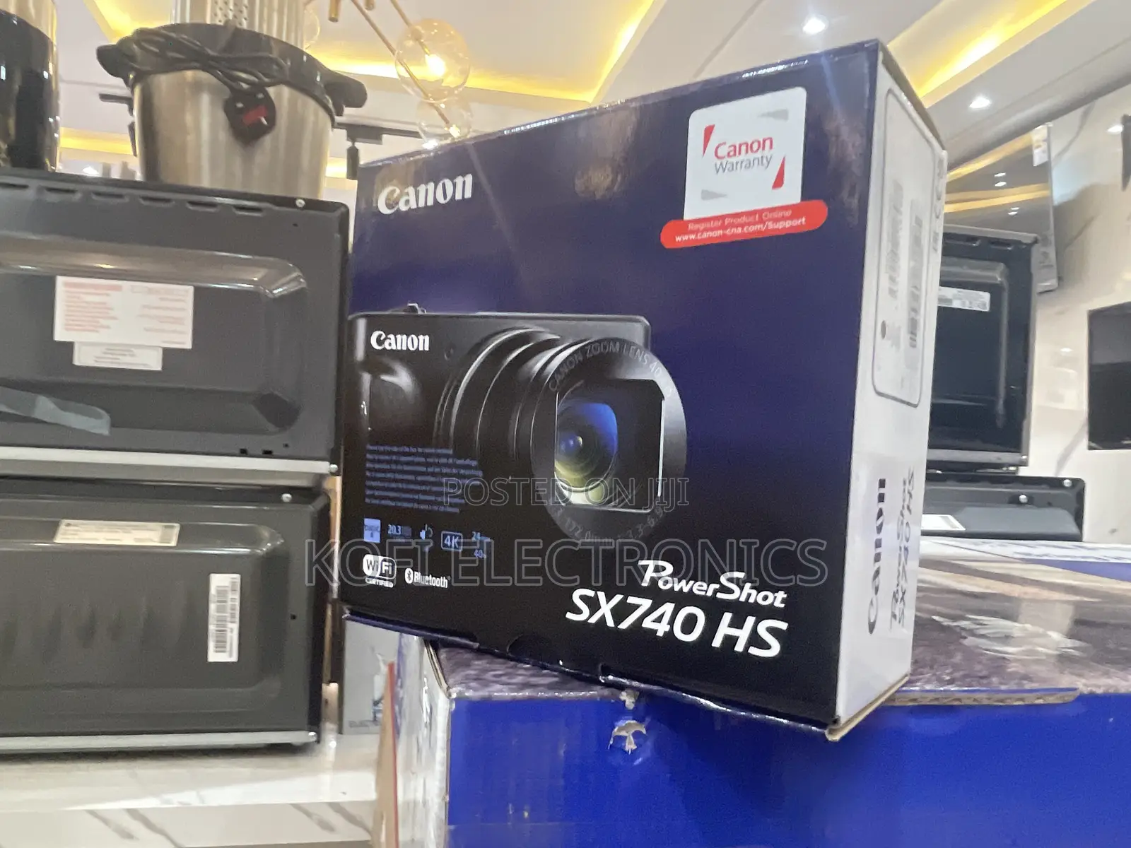 Canon - Powershot SX740 HS 20.3-Megapixel Digital Camera