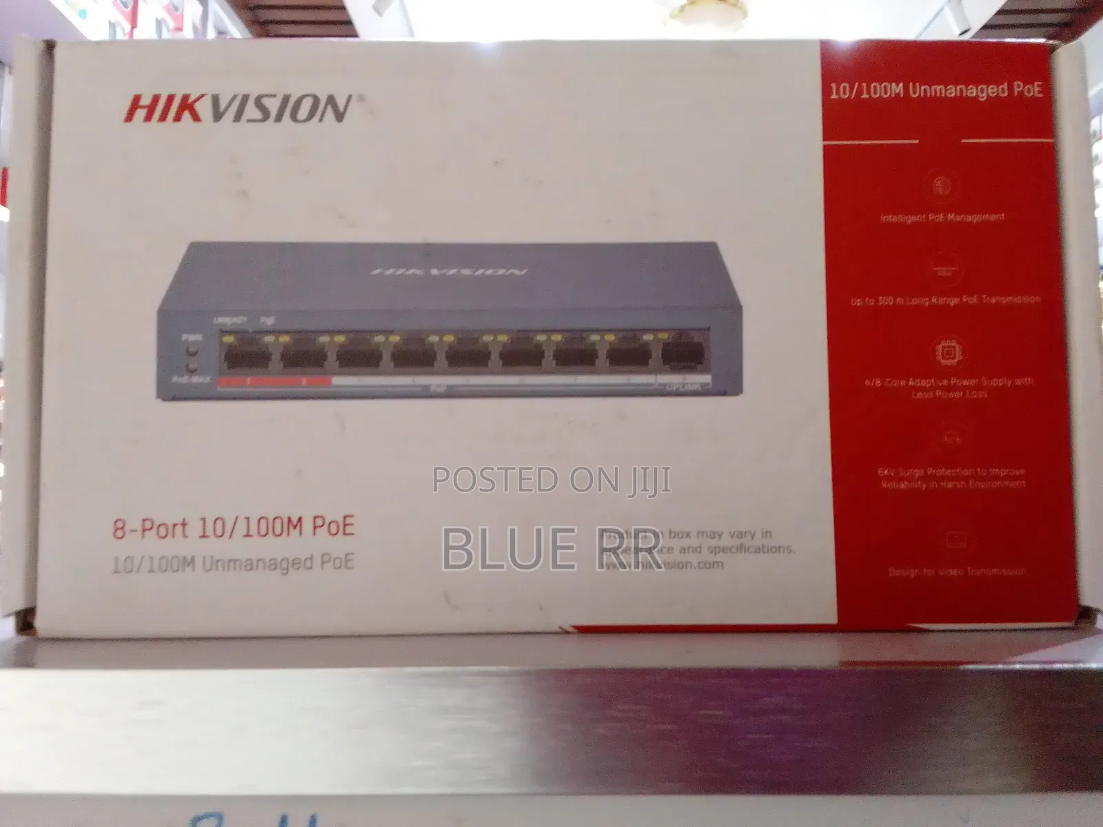 Hikvision 8-Port 10/100m POE