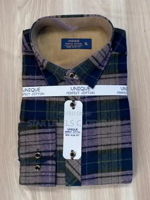 Original Check Long Sleeves Shirts Available for Men