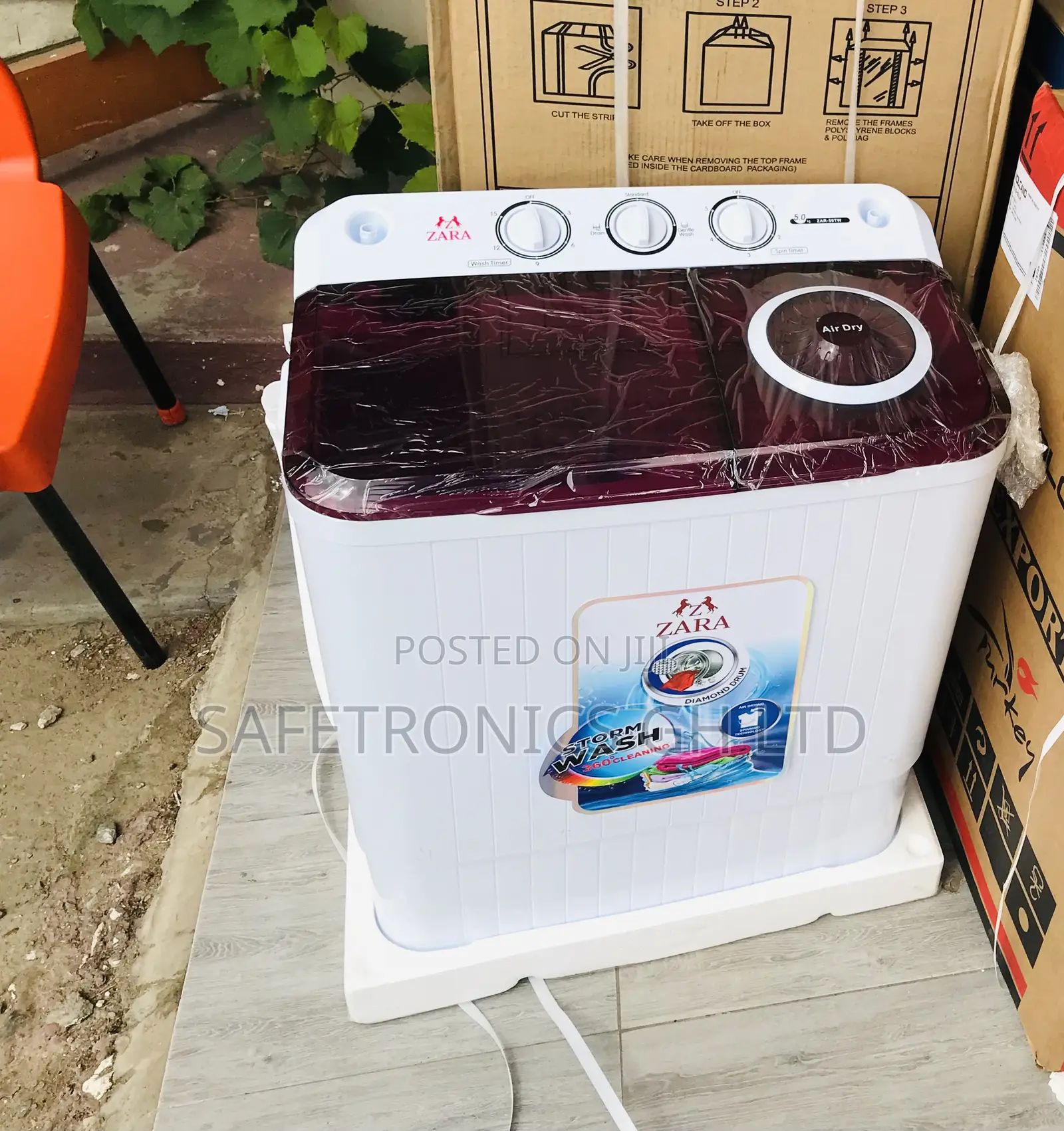 Shop White Essential Zara 5kg Topload Semi Auto Washer