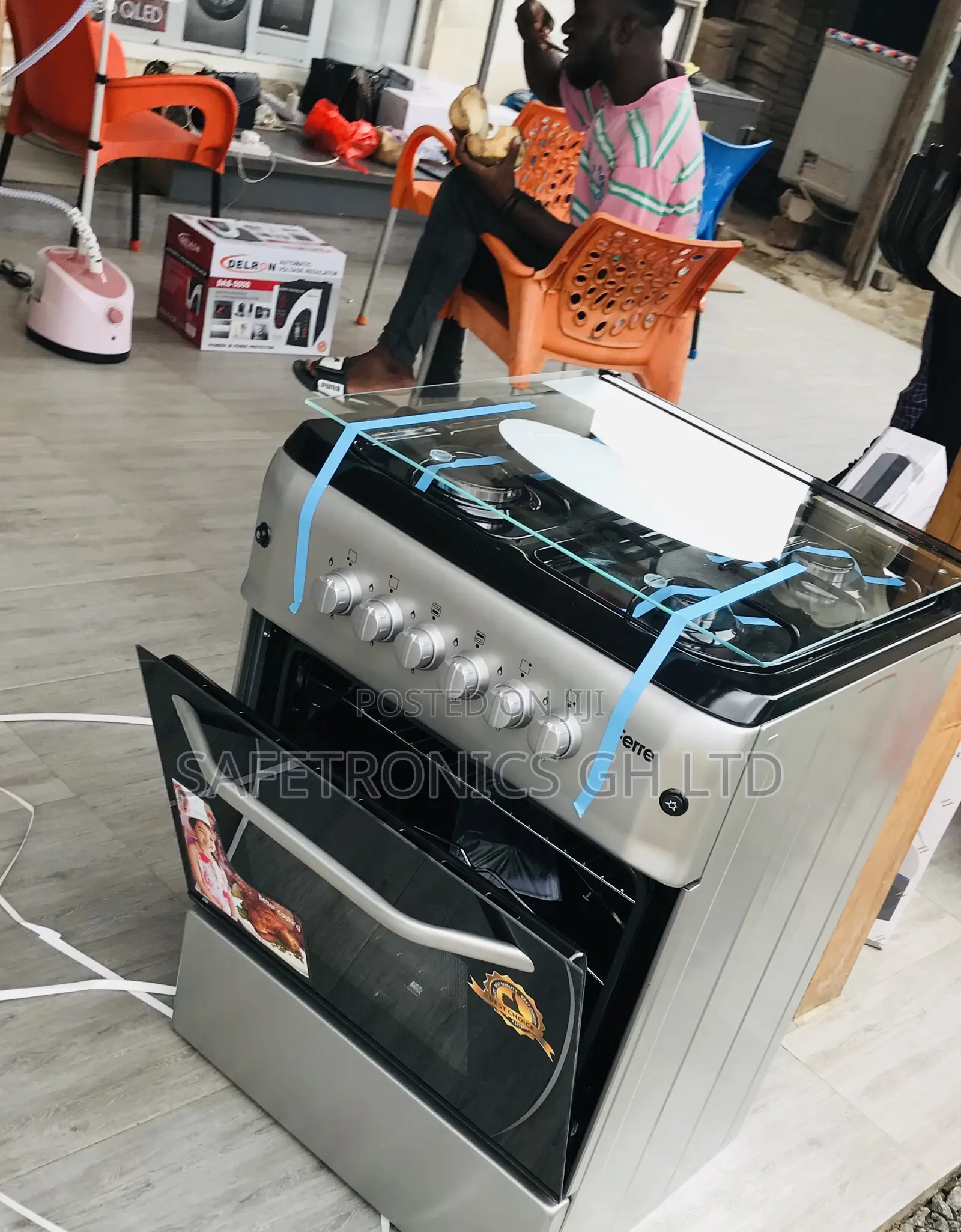 Super Sealed Ferre 60x60 Oven Gray 4 Gas Smart