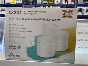TP Llink Deco X20 AX1800 Whole Home Mesh Wi-fi 6 System