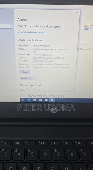 Laptop HP Stream 11 Pro G3 4GB Intel SSD 60GB