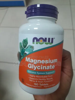 Now Magnesium Glycinate 400mg 180 Tablets