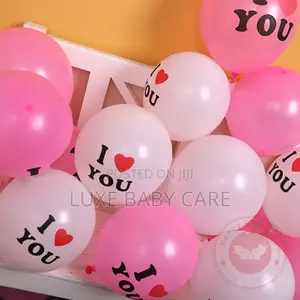 100 Piece I Love You Balloons