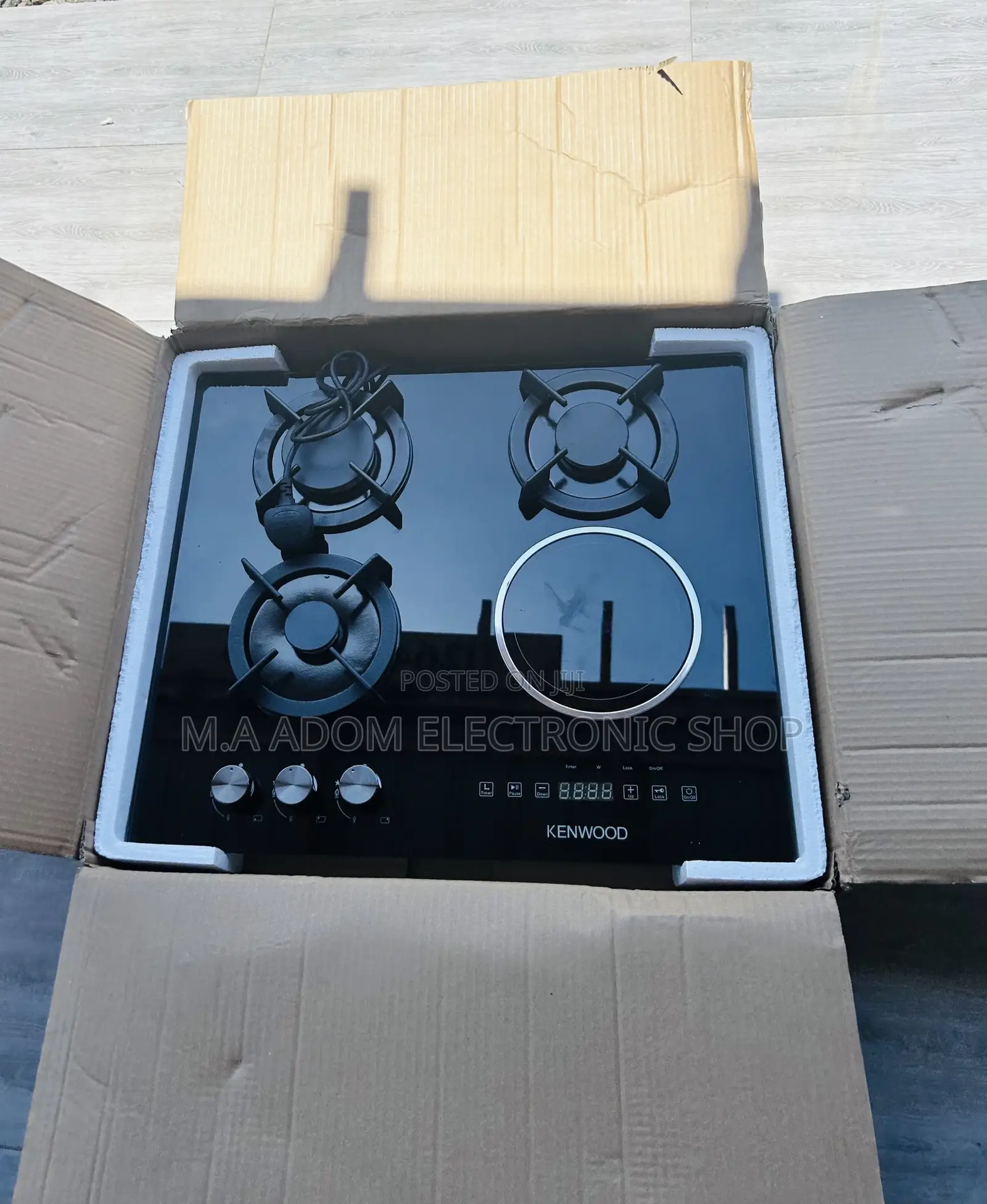Shop Kenwood 3 Gas 1 Electric Burner Auto Ignition.