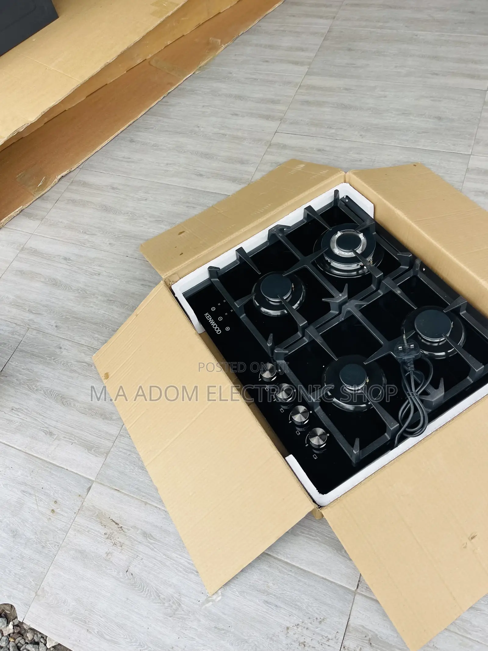 Sealed in Box Kenwood 60cm 4 Gas Burner Auto Ignition.