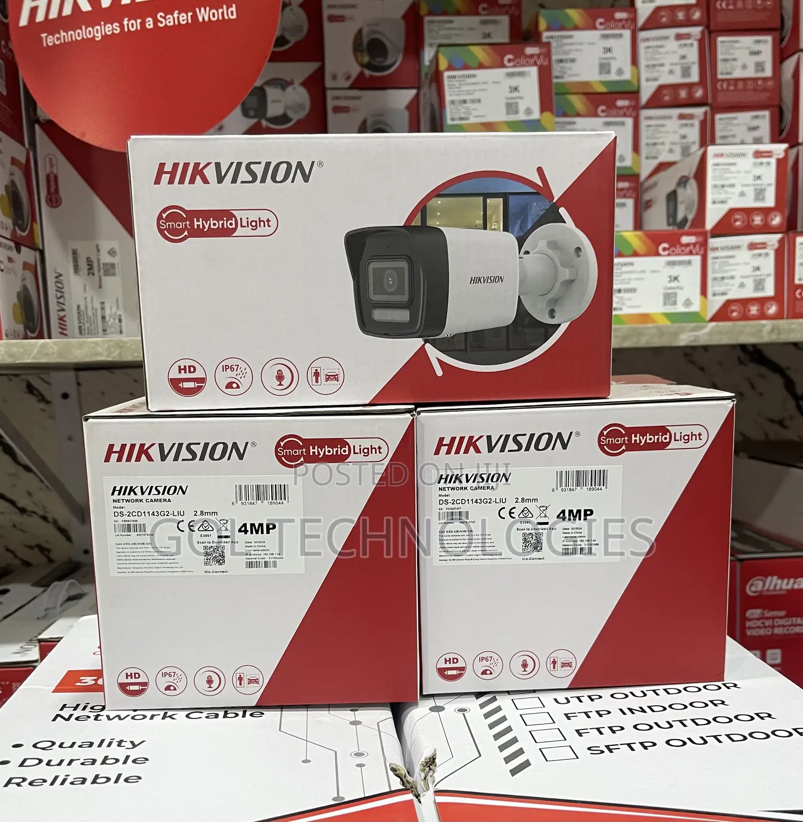 Hikvision Ds-2cd1143g2-Liu 4mp Smart Dual Light Network Dome