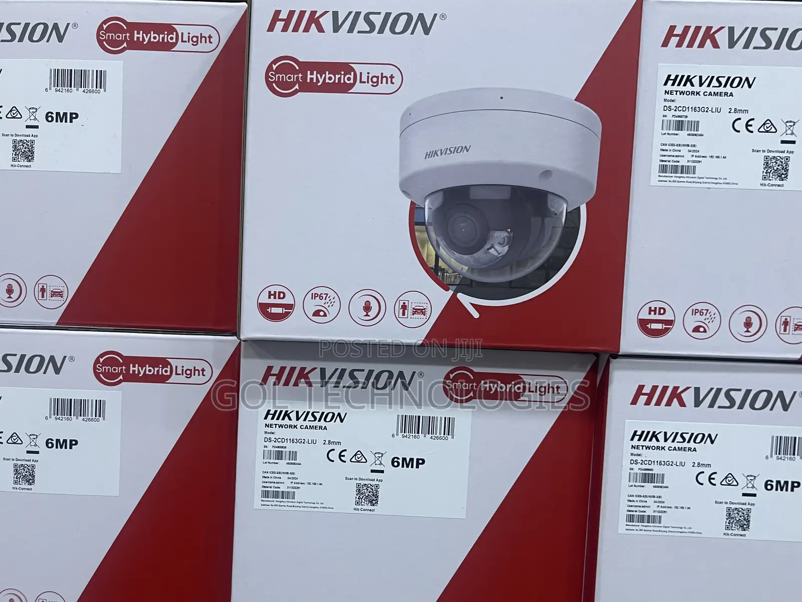 Hikvision Ds-2cd1163g2-Liu(2.8mm) 6 Mp Smart Hybrid Light Ip