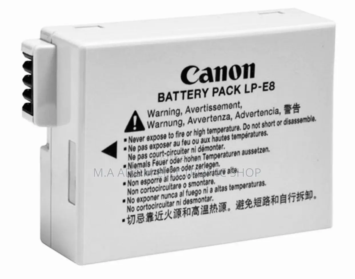 Canon Lp-E8 Battery Pack for EOS 550D, 600D, 650D and 700D