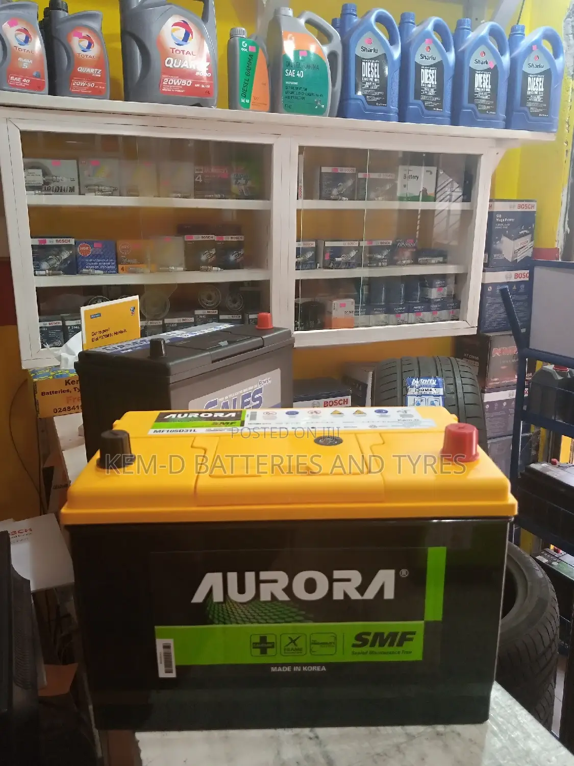 17 Plates Aurora Car Battery