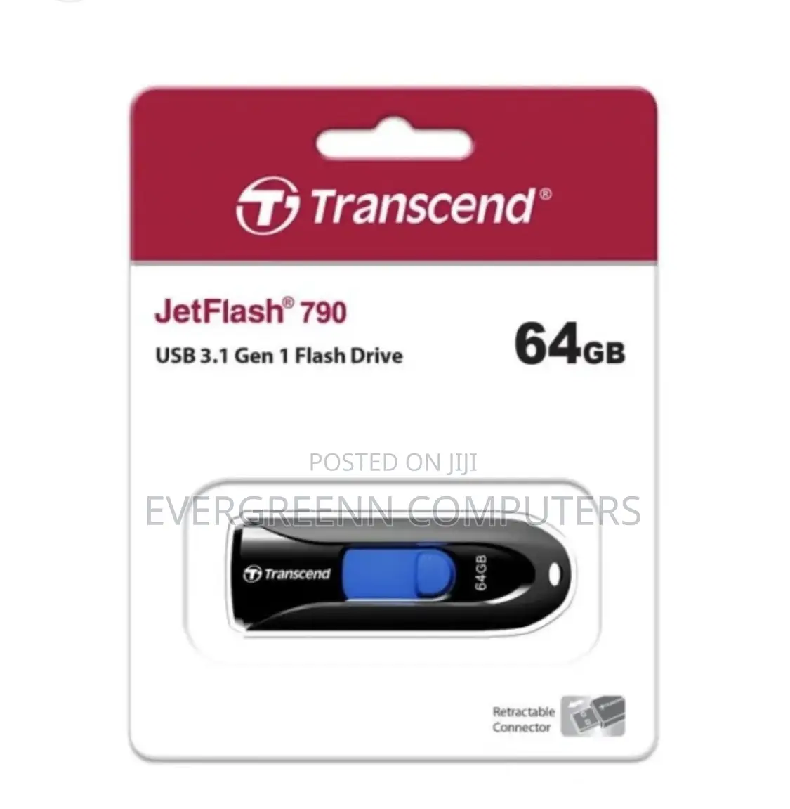 Original Transcend Flash Drive, 32gb