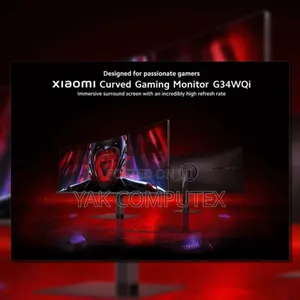Xiaomi G34wq Curved Gaming Monitor 34-Inch 180hz High