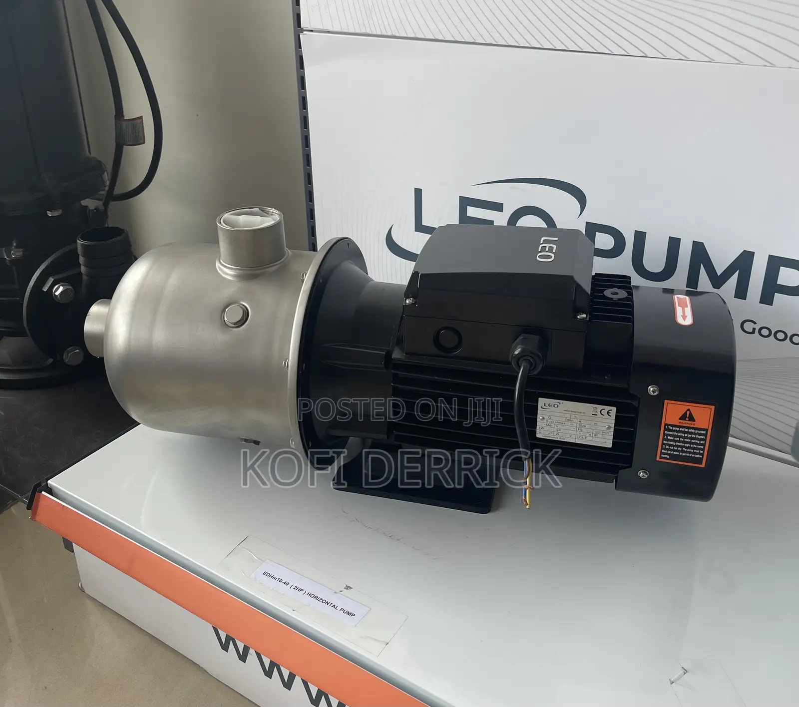 Leo Horizontal Pump 2hp - Leo Water Pump Longhead(Stainless)
