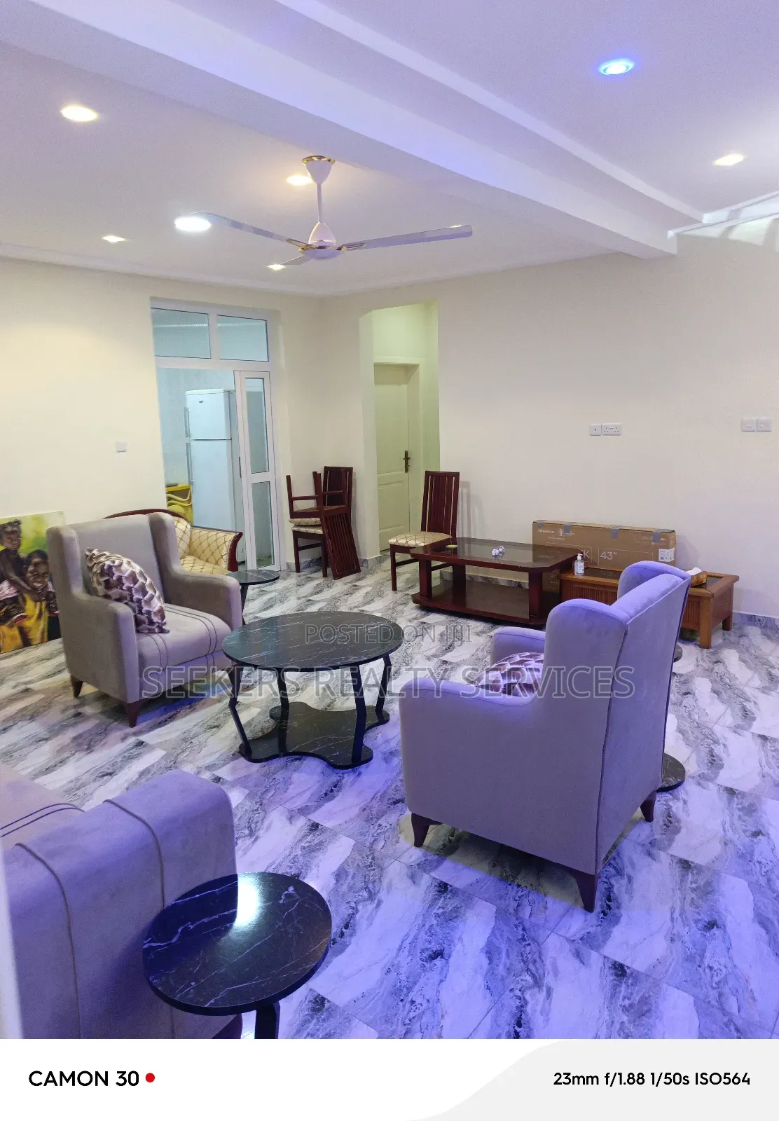 Furnished 3bdrm Apartment in Seekers Realty, US Embassy Area for rent