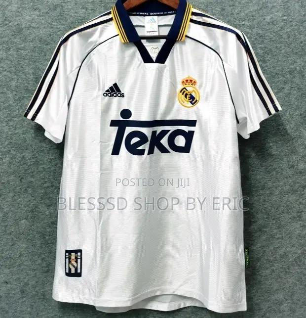 Real Madrid 1998 Retro Jersey. Very Rare for Fashion