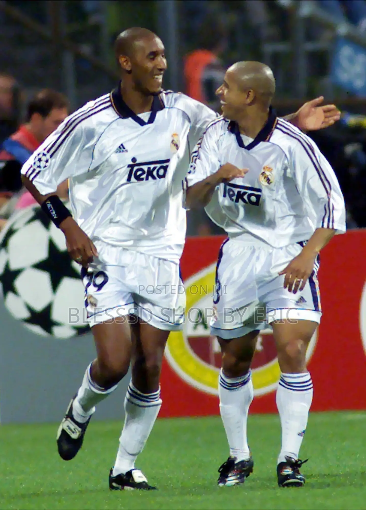 Real Madrid 1998 Retro Jersey. Very Rare for Fashion