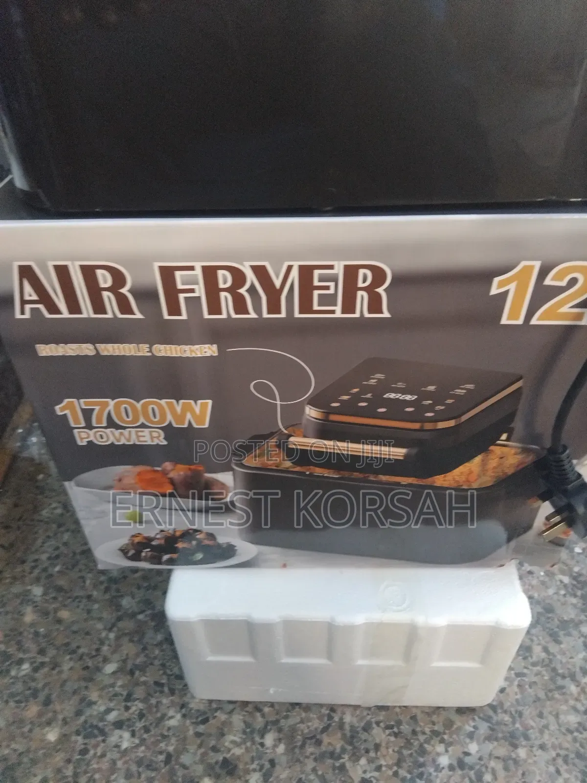 12 Litres Roasts Whole Chicken Air Fryer