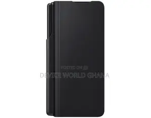 Samsung Z Fold 3 Leather Flip Case With S Pen