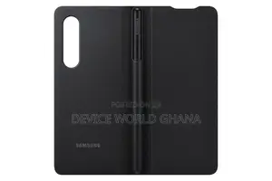 Samsung Z Fold 3 Leather Flip Case With S Pen