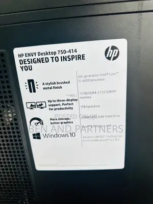Desktop Computer HP Envy 12GB Intel Core i5 HDD+SSD 1T