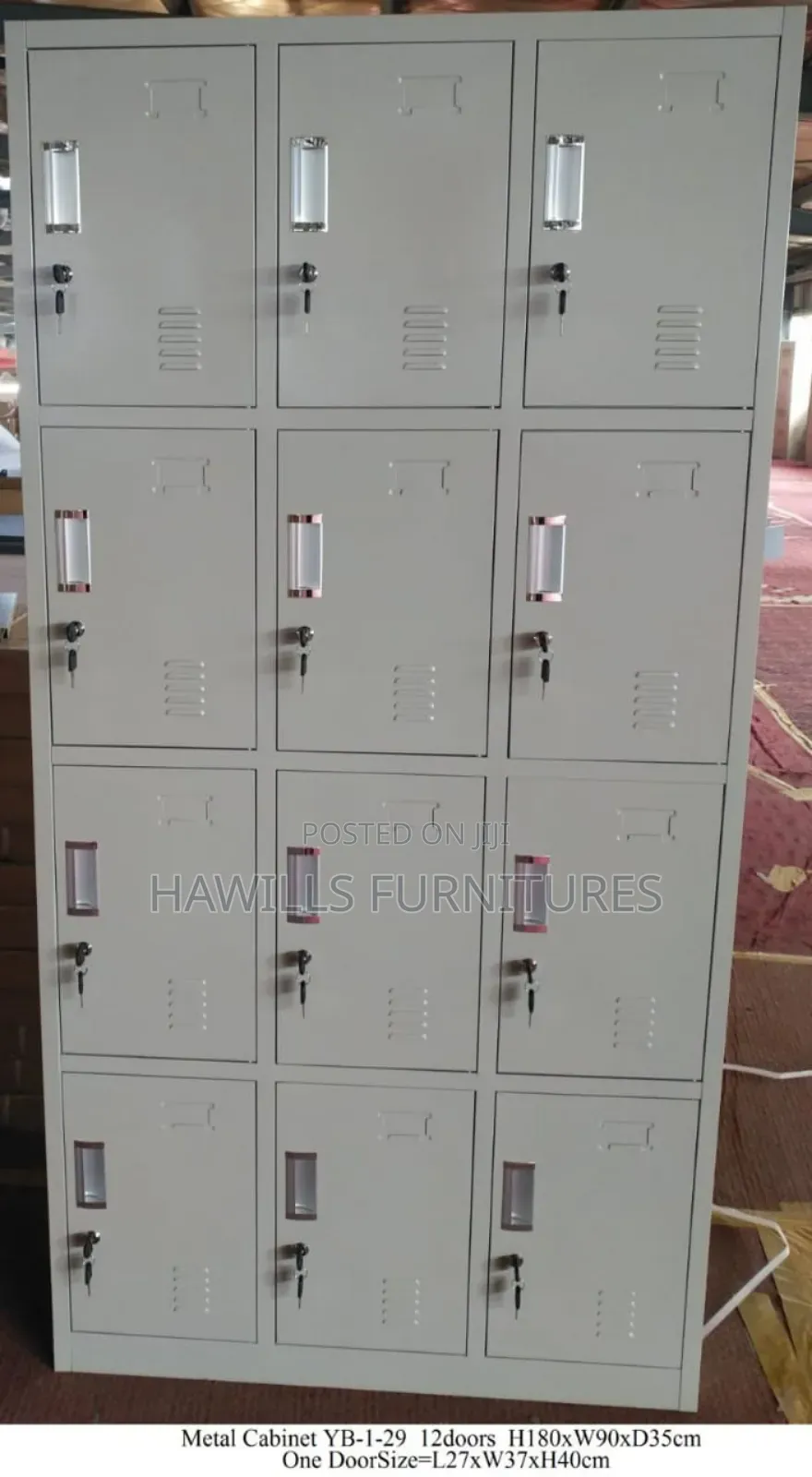 Metal File Cabinet With 12 Doors