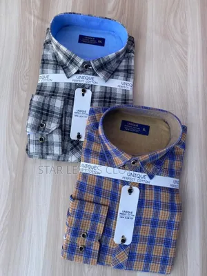 New Arrivals Available Check Long Sleeves Shirts for Men
