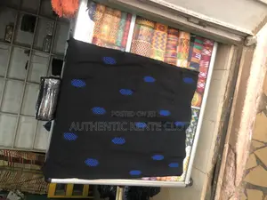 LATEX 2024 BLACK and Royal Blue Kente for All PROGRAMS
