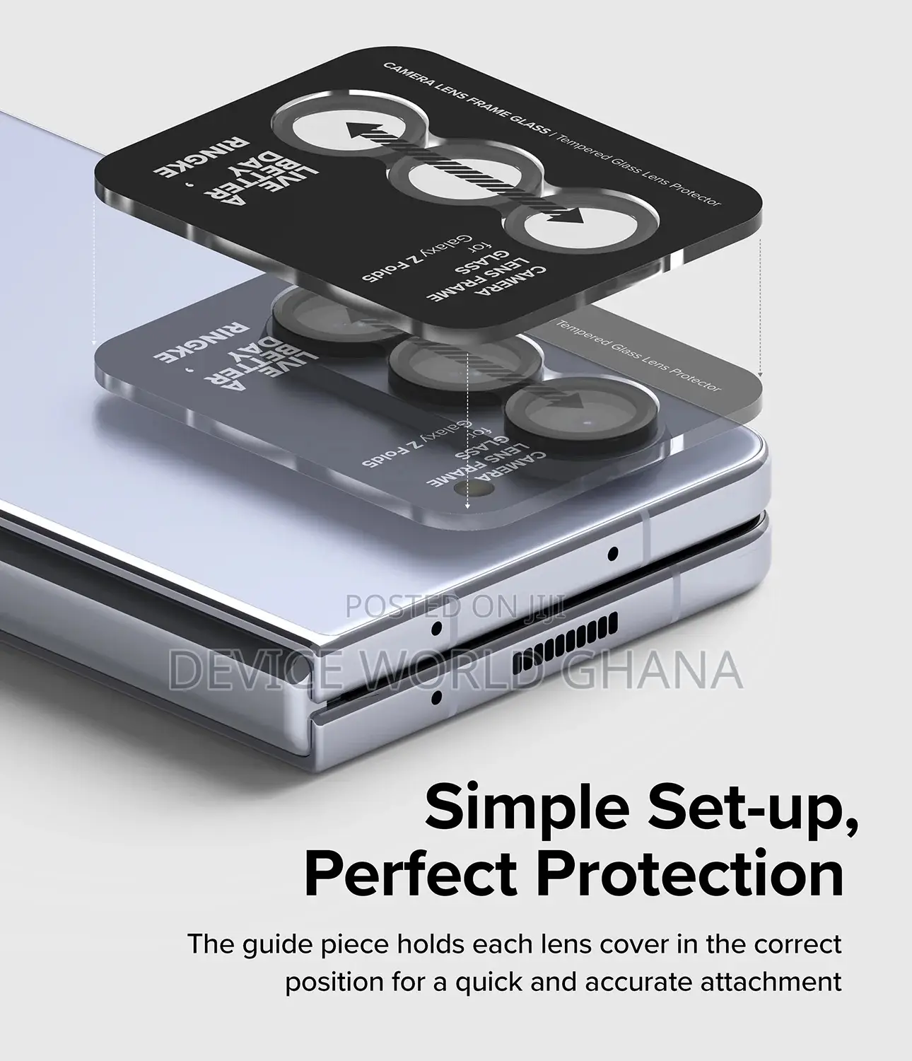 Camera Lens Protector (Rings) for Samsung Z Fold 6 5 4 3