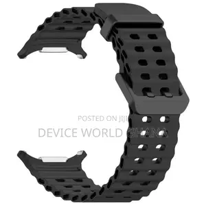 Marine Silicone Strap Available For Samsung Watch 7 Ultra