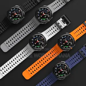 Marine Silicone Strap Available For Samsung Watch 7 Ultra