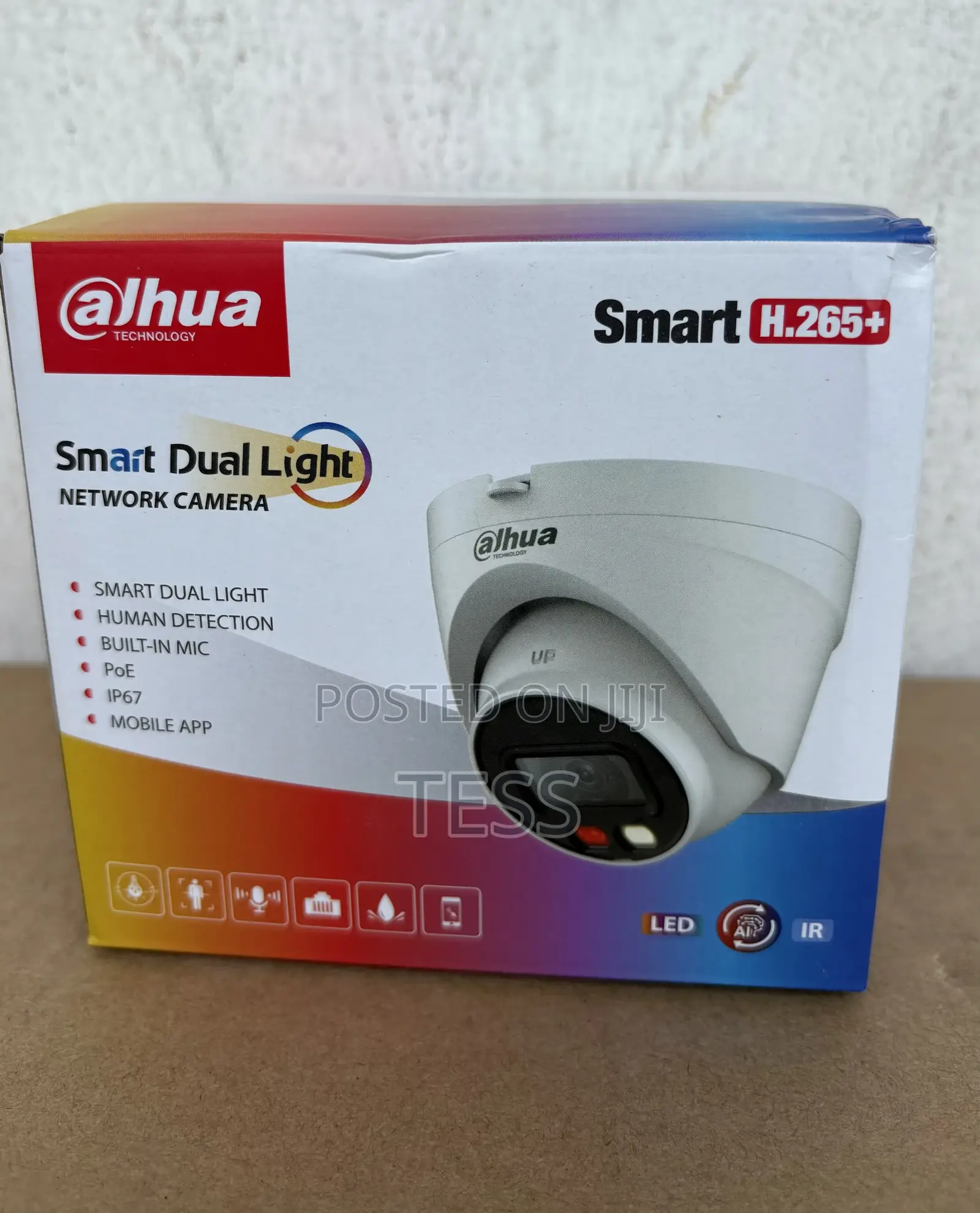 Dahua IP 2MP Full Color Audio Ai Light DH-IPC-HDW1239V-A-IL