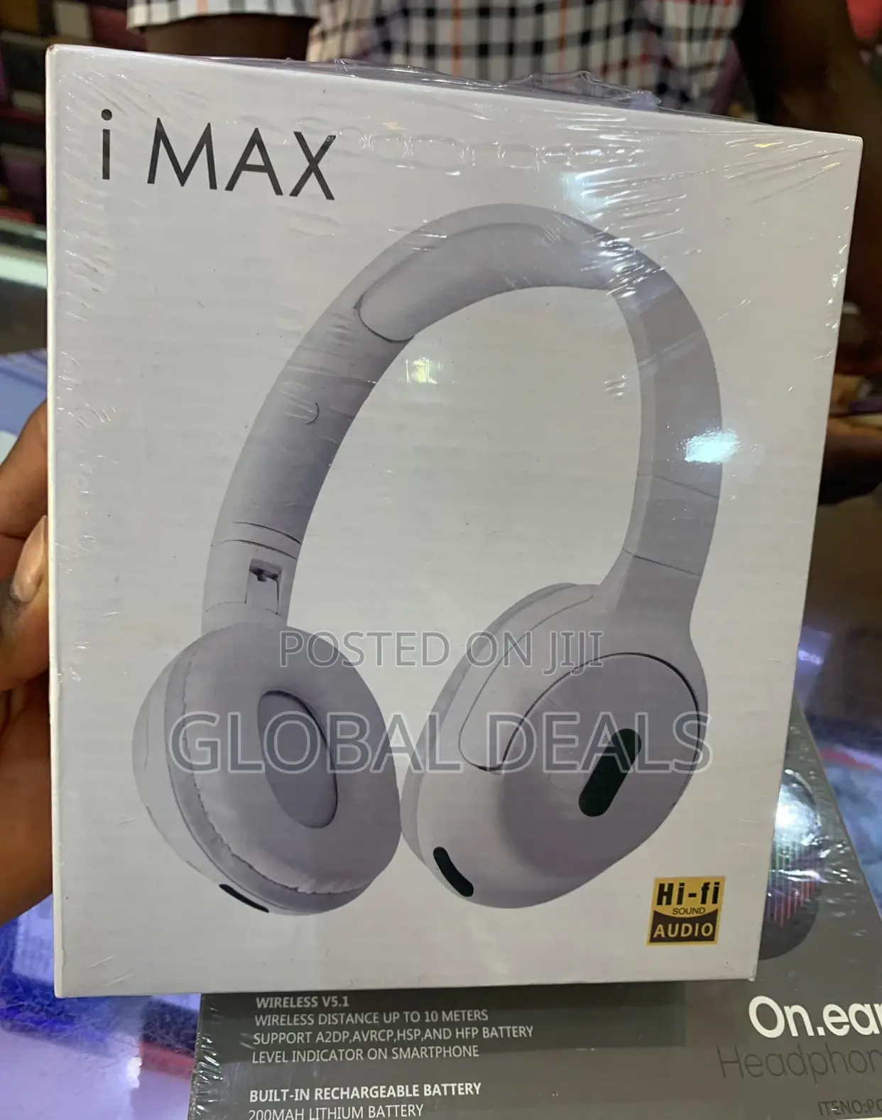 Imax Wireless Headset Original. Black
