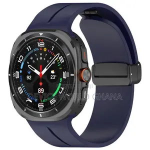 Pz Silicone Magnetic Buckle Strap for Samsung Watch 7 Ultra