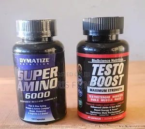 Testo Bosst + Amino 6000 -Testosterone Booster and Protein