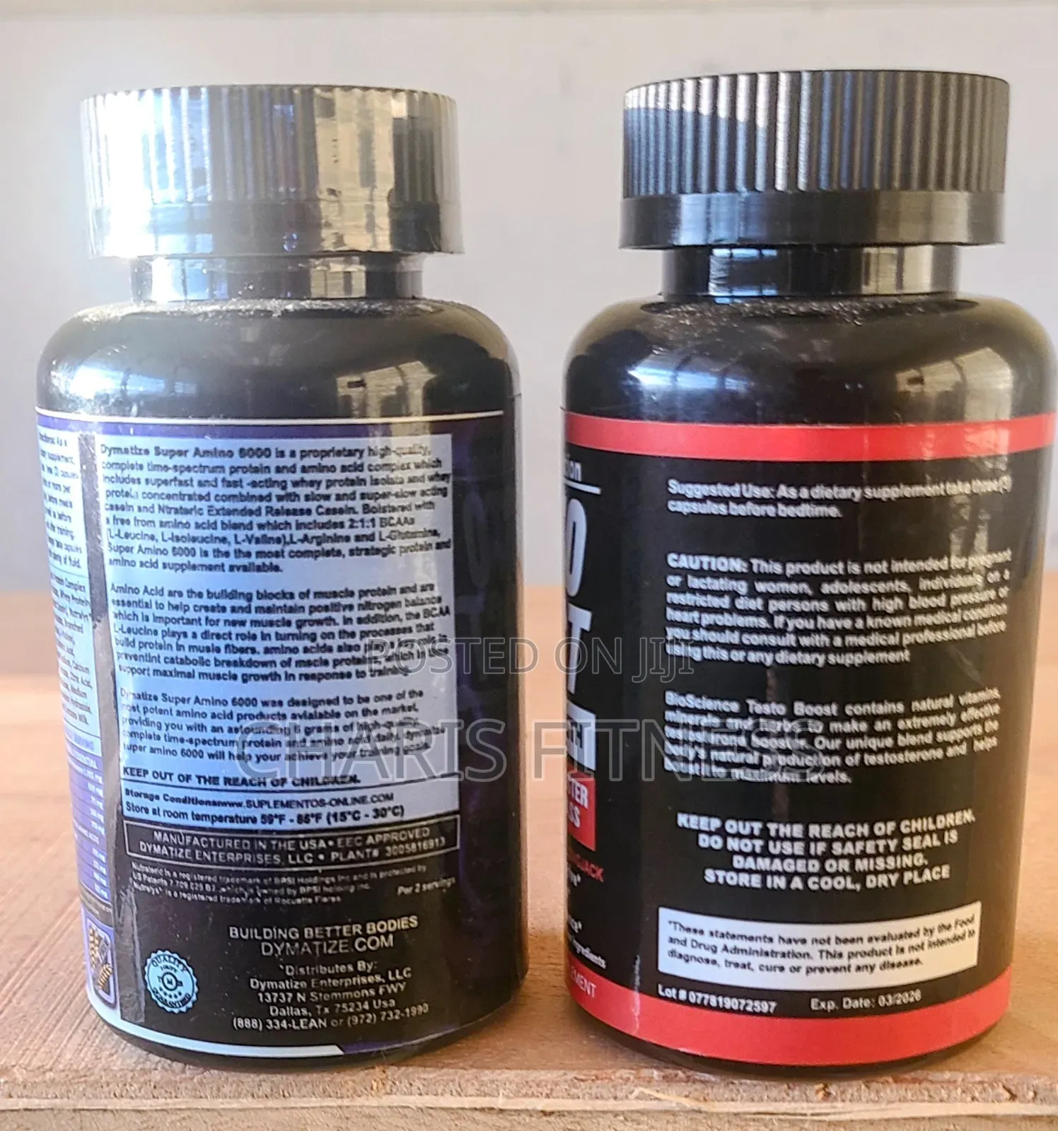 Testo Bosst + Amino 6000 -Testosterone Booster and Protein