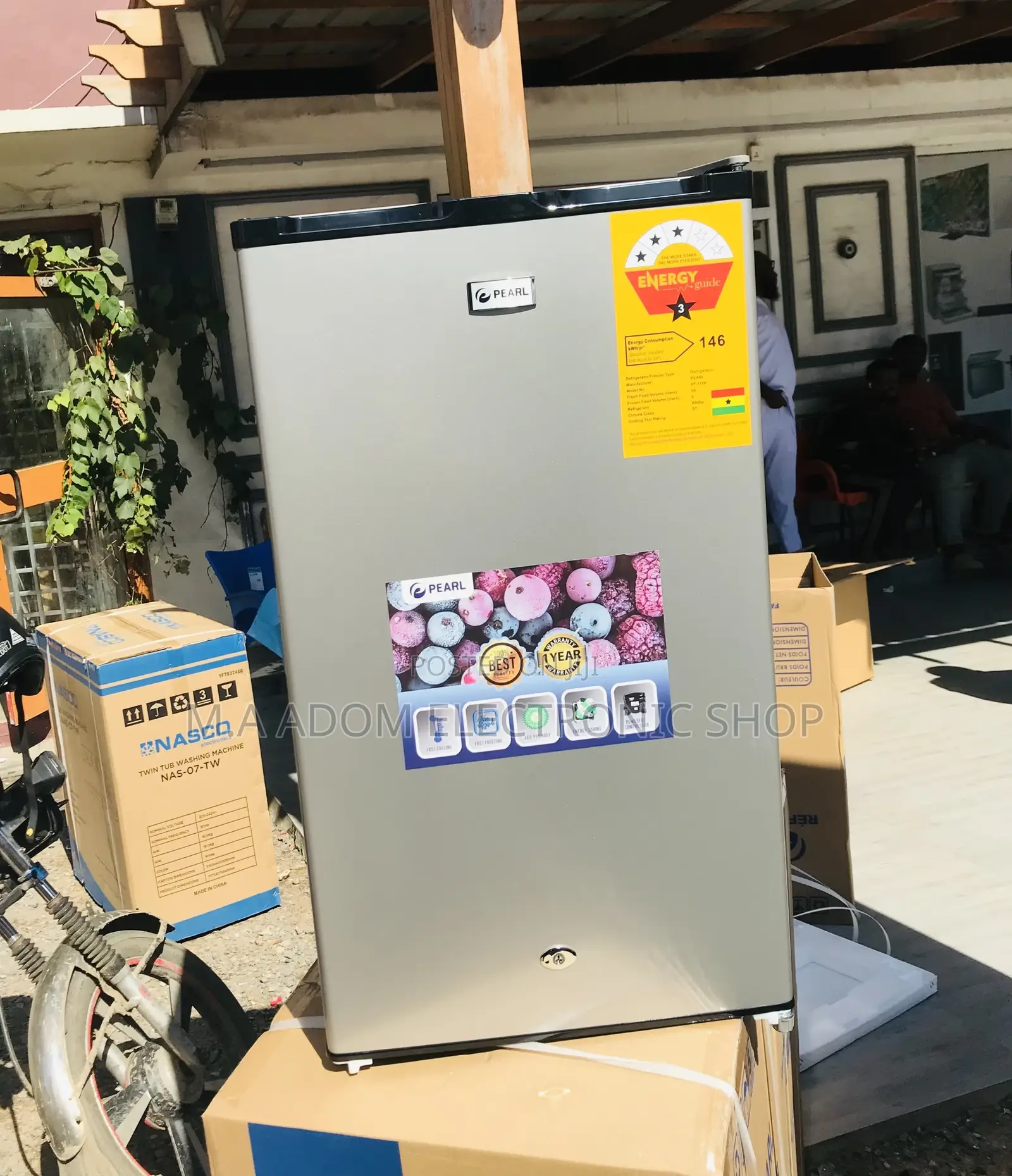 Super Chilling Pearl PF —111H 1 Door Electric Refrigerator.